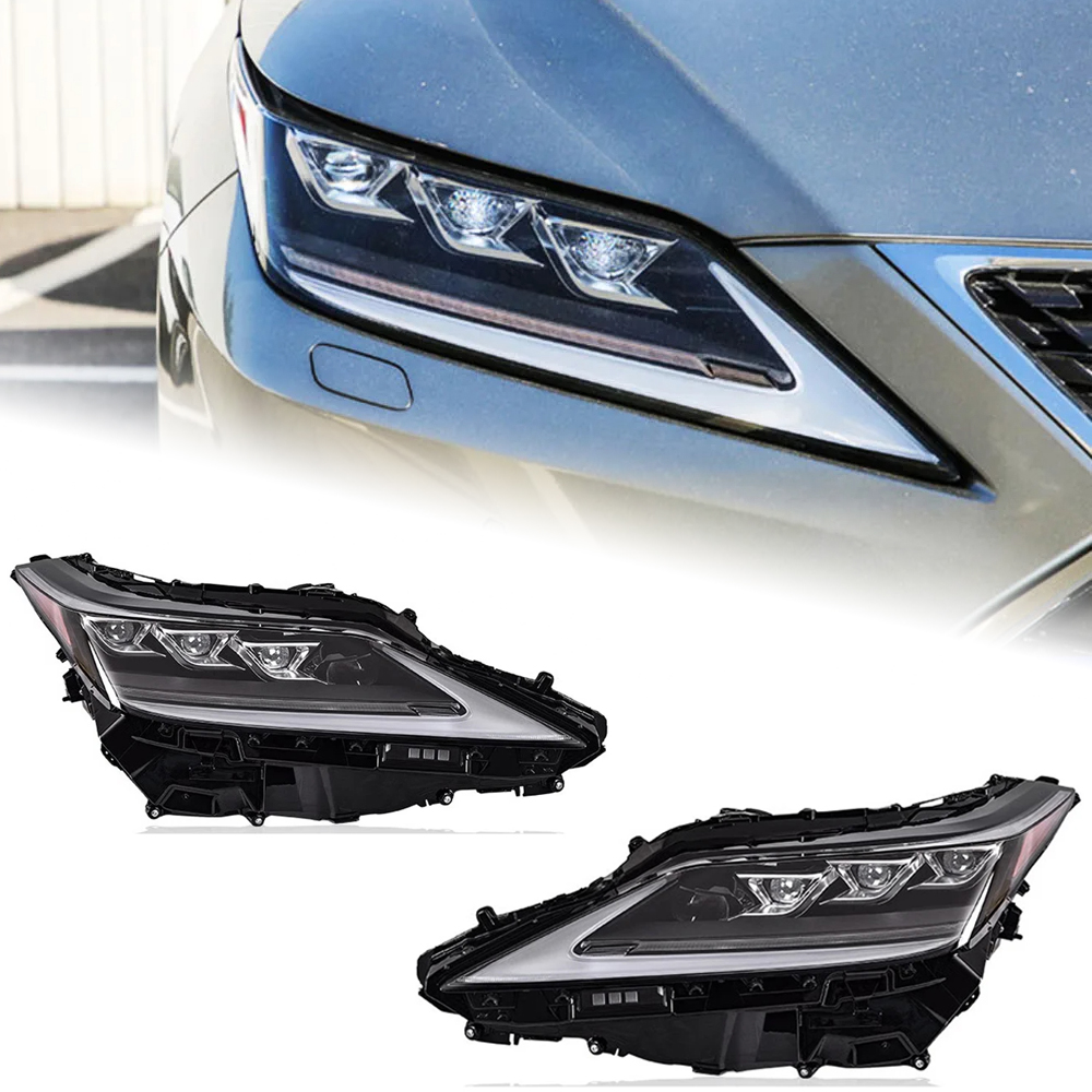 AKD Head Lamp for Lexus RX300 LED Headlight 2020-2022 Headlights RX450 RX200T DRL Turn Signal High Beam Angel Eye Projector Lens