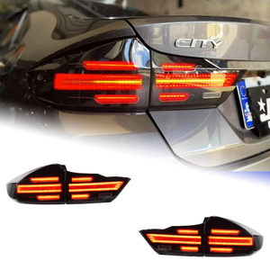 AKD Car Accessories For Honda City 2015-2019 LED Auot Taillight Upgrade Rear Light Start Up Animation Dynamic Turn Signal Lamp Tool