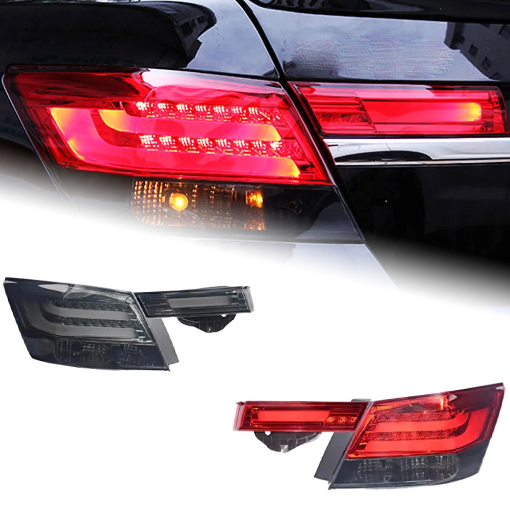 AKD Car Styling for Honda Accord Tail Lights 2008-2012 Accord LED Tail Lamp LED Rear Lamp DRL Signal Brake Reverse auto Accessories