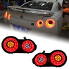 AKD Car Styling for Nissan GT-R LED Tail Light 2009-2017 GTR Tail Lamp LED DRL Turn Signal Brake Reverse auto Accessories