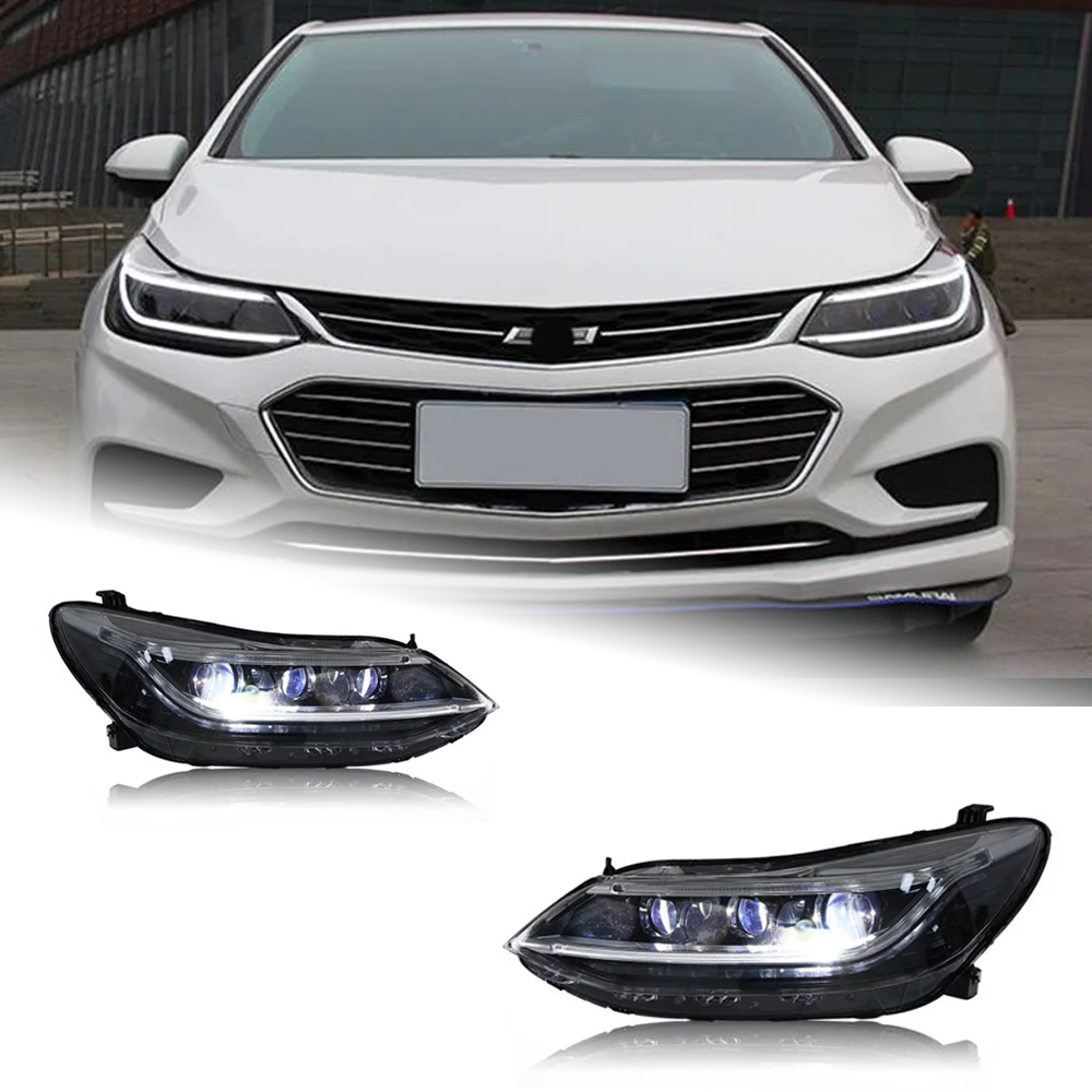 AKD Car Styling Head Lamp for Chevrolet Cruze Headlights 2017-2018 All New Cruze LED Headlight DRL Hid Bi Xenon Auto Accessories