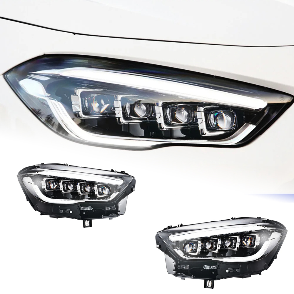 AKD Car Front Headlight For Benz GLA200 220 260 LED Headlights 2020-2022 Styling Dynamic Turn Signal Lens Automotive Accessories