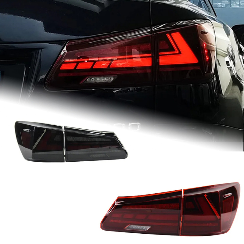 AKD Car Styling Tail Lamp for Lexus IS250 Tail Lights 2006-2012 IS300 LED Tail Light IS350 DRL Signal Brake Reverse auto Accessories