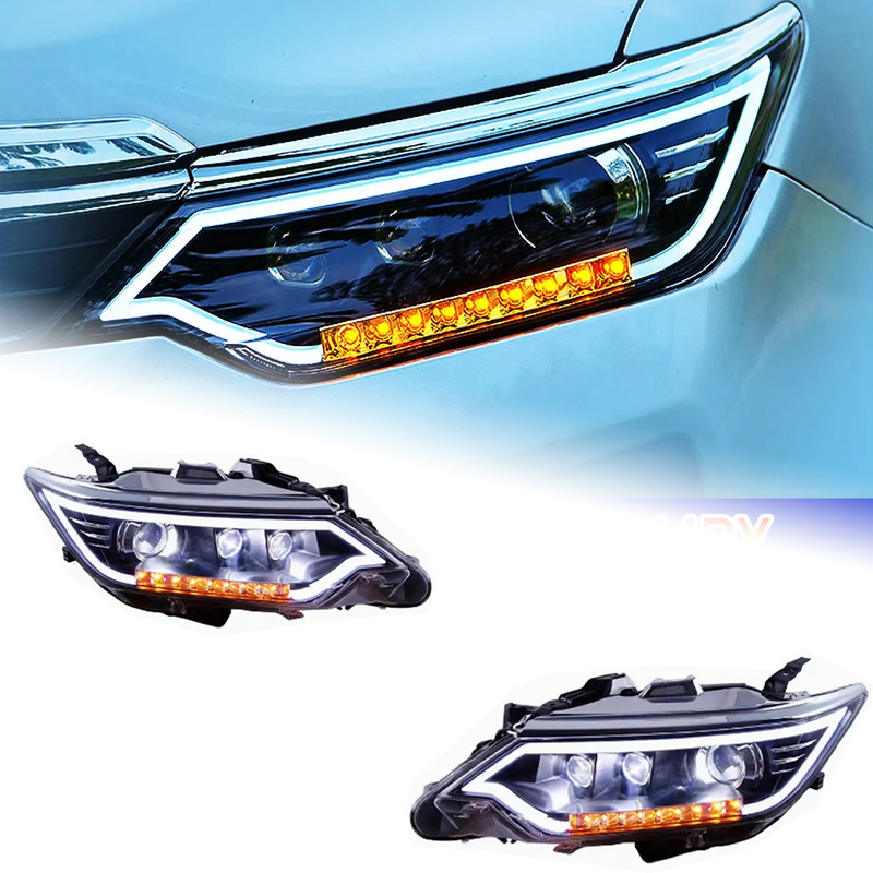 AKD Car Styling for Toyota Camry Headlights 2015-2017 Camry V55 LED Headlight Eagle Eye Brand DRL Hid Bi Xenon Auto Accessories