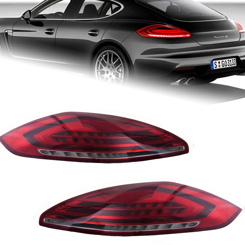 AKD Car Styling for Porsche Panamera LED Tail Light 2014-2017 Panamera Rear Fog Brake Turn Signal Auto Accessories