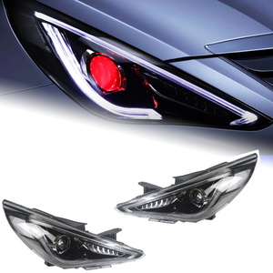 AKD Car Styling Head Lamp for Hyundai Sonata LED Headlights 2011-2016 Dynamic Turn Signal LED DRL Hid Bi Xenon Auto Accessories