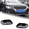 AKD Car Styling Head Lamp for VW Passat Headlights 2007-2011 Magotan B6 LED Headlight DRL Hid Bi Xenon Auto Accessories