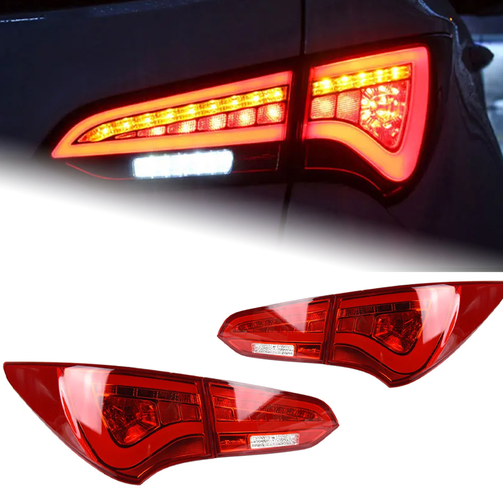 AKD Car Styling for Hyundai IX45 Tail Lights 2013-2017 New Santa Fe LED Tail Lamp LED DRL Signal Brake Reverse Auto Accessories