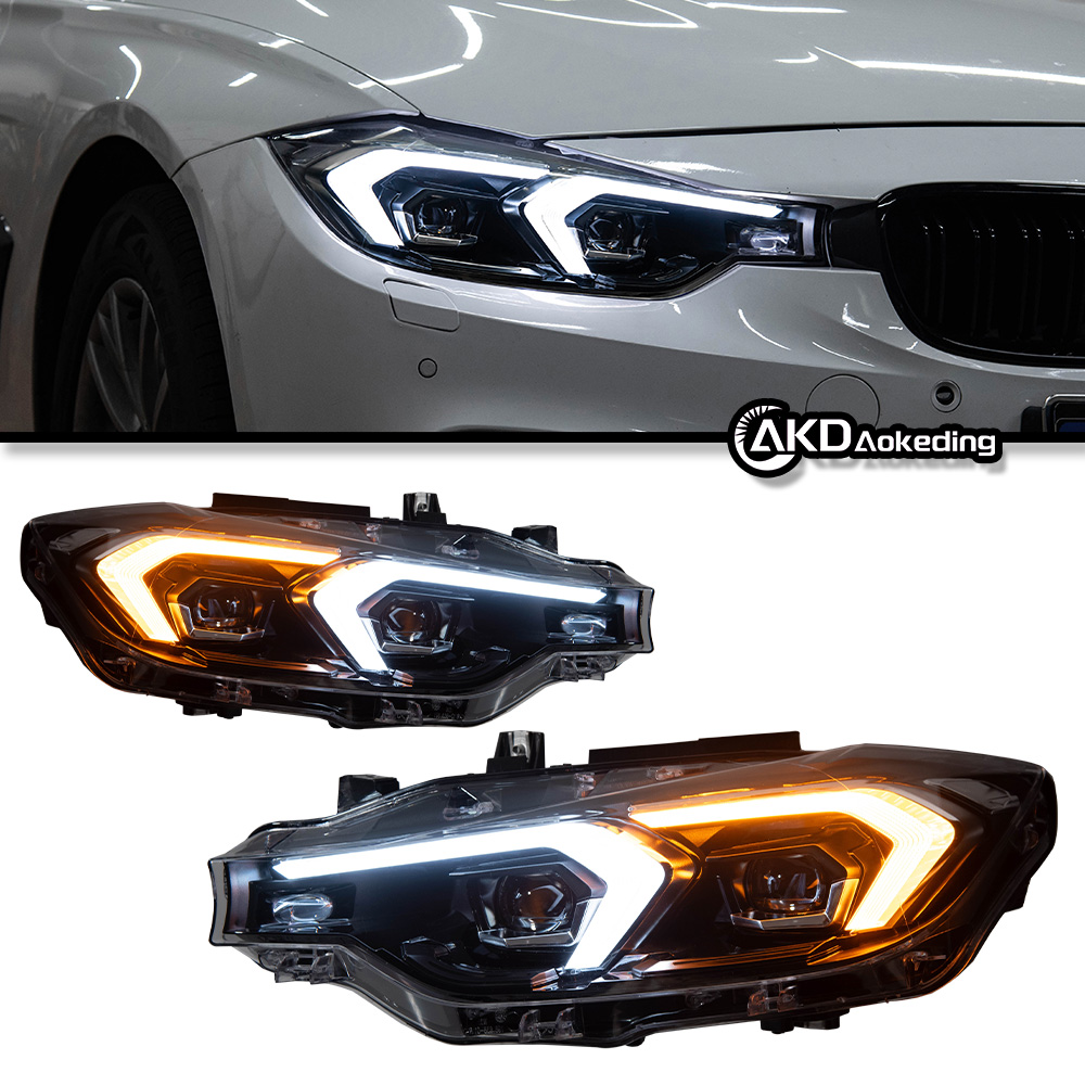 AKD Car Styling Head Lamp For BMW 2012-2019 F30 3-series Refit Models LED Headlights Signal Lamp 318i 320i 325i 328i 330i 335i DRL Automotive Accessoires