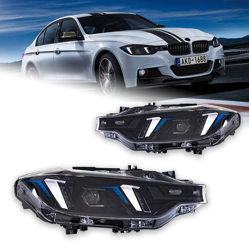 AKD Car Styling Headlights For BMW F30 LED Headlights 2012-2019 F35 320i 325i Lamp Light Dynamic Signal Animation DRL Turn Signal Automotive Accessories