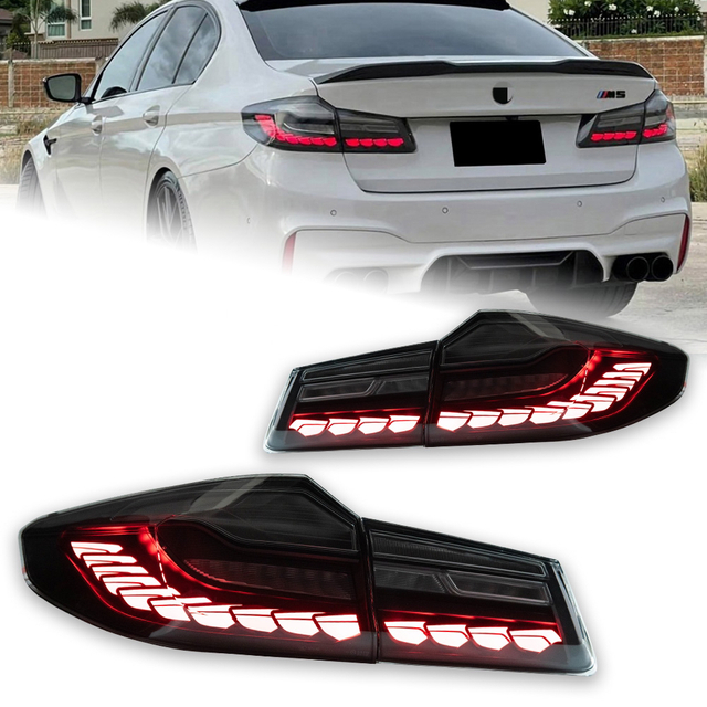 AKD Car Styling Tail Lamp for BMW G30 Tail Lights 2018-2020 525i 530i F90 G38 LED Tail Light DRL Oled Rear Lamp Auto Accessories