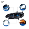 AKD Headlight Assembly Upgrade for 2007-2013 BMW X5 E70 Models: LED Laser Sequential Turn Signals, Daytime Running Lights, And Bi-xenon Projector Lenses.