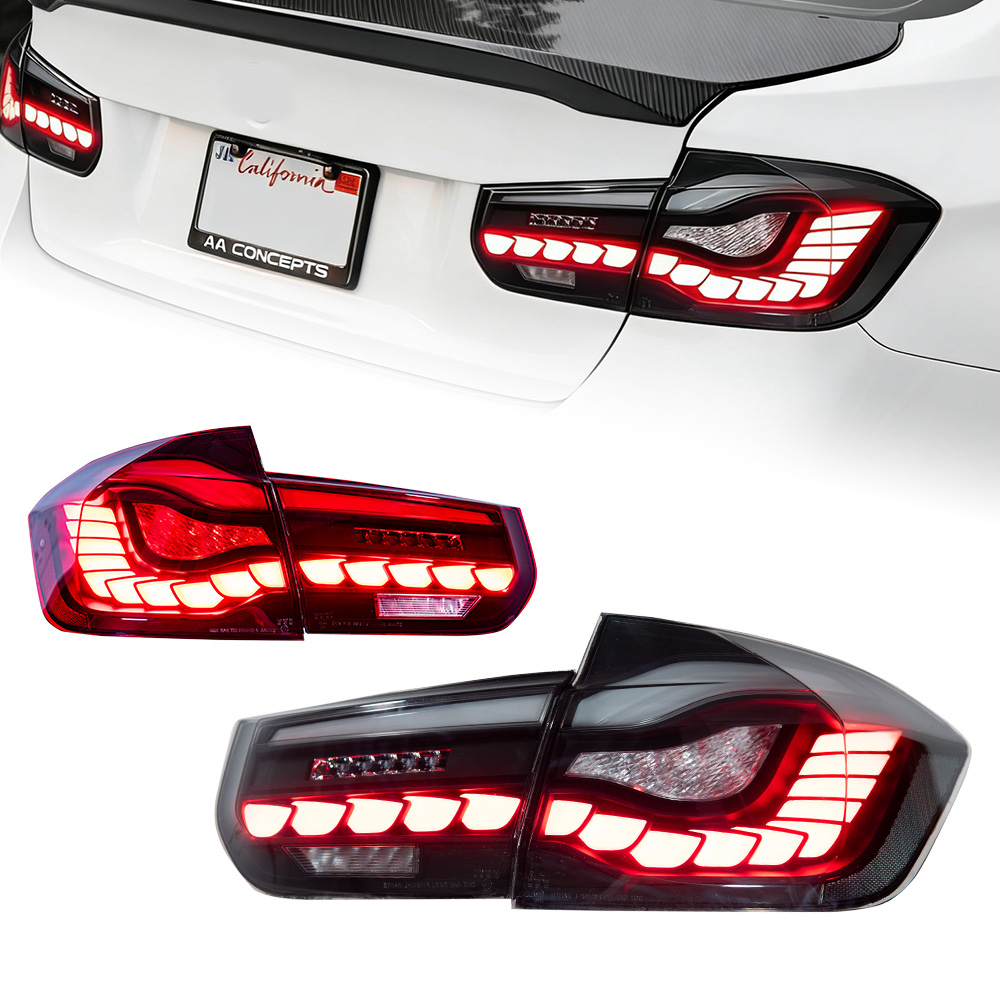 AKD LED taillights, high-brightness brake lights, and turn signals suitable for 2013-2018 BMW 3 Series F30 F35 models.
