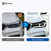 AKD Headlight Assembly Upgrade for 2017-2021 BMW 6 Series GT Models: LED Laser Sequential Turn Signals, Daytime Running Lights, And Bi-xenon Projector Lenses.