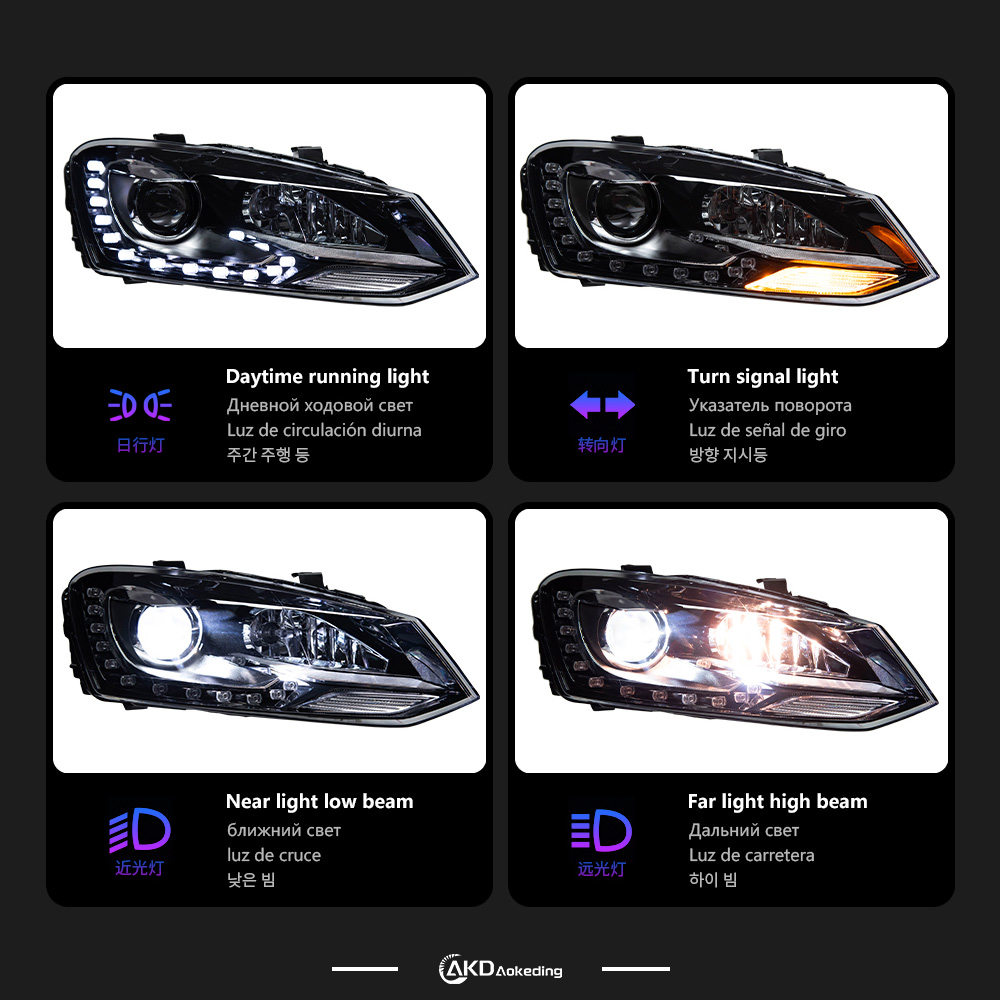 AKD Suitable for Volkswagen Polo headlight upgrade and modification assembly 2011-2018