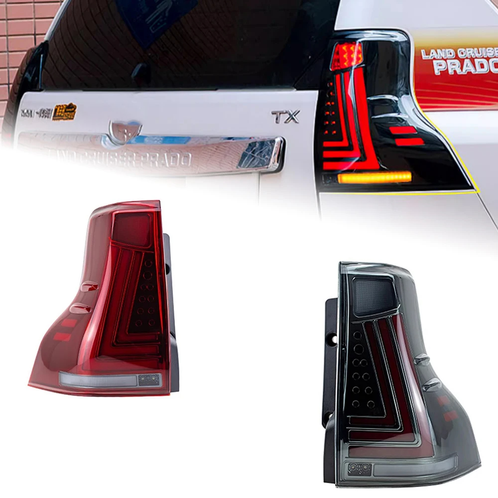 AKD Car Styling Tail Light for Prado 2700 4000 Tail Lights 2010-2020 Prado LC150 LED Tail Lamp GX460 DRL Signal auto Accessories