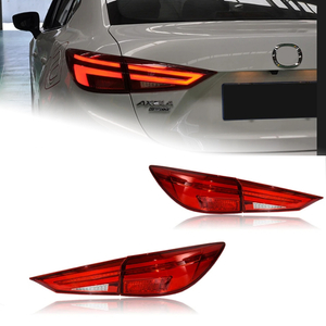 AKD Car Styling Tail Lamp for Mazda 3 Axela LED Tail Light 2014-2018 Mazda3 DRL Dynamic Signal Brake Reverse auto Accessories