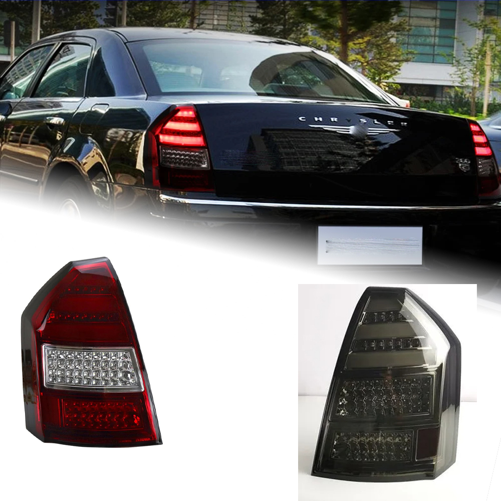 AKD Tail Lamp for Chrysler 300C LED Tail Light 2005-2010 Chrysler 300C Rear Fog Brake Turn Signal Automotive Accessories