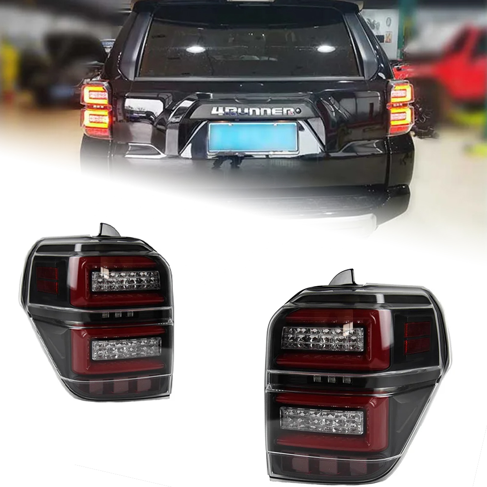 AKD Car Styling Tail Lamp for 4 Runner Tail Lights 2010-2021 4Runner LED Tail Light DRL Dynamic Signal auto Accessories