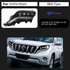 AKD Car Styling for Toyota Prado LC150 2013-2017 LED Headlight LED DRL Hid Option Head Lamp Angel Eye Bi Xenon Beam Accessories