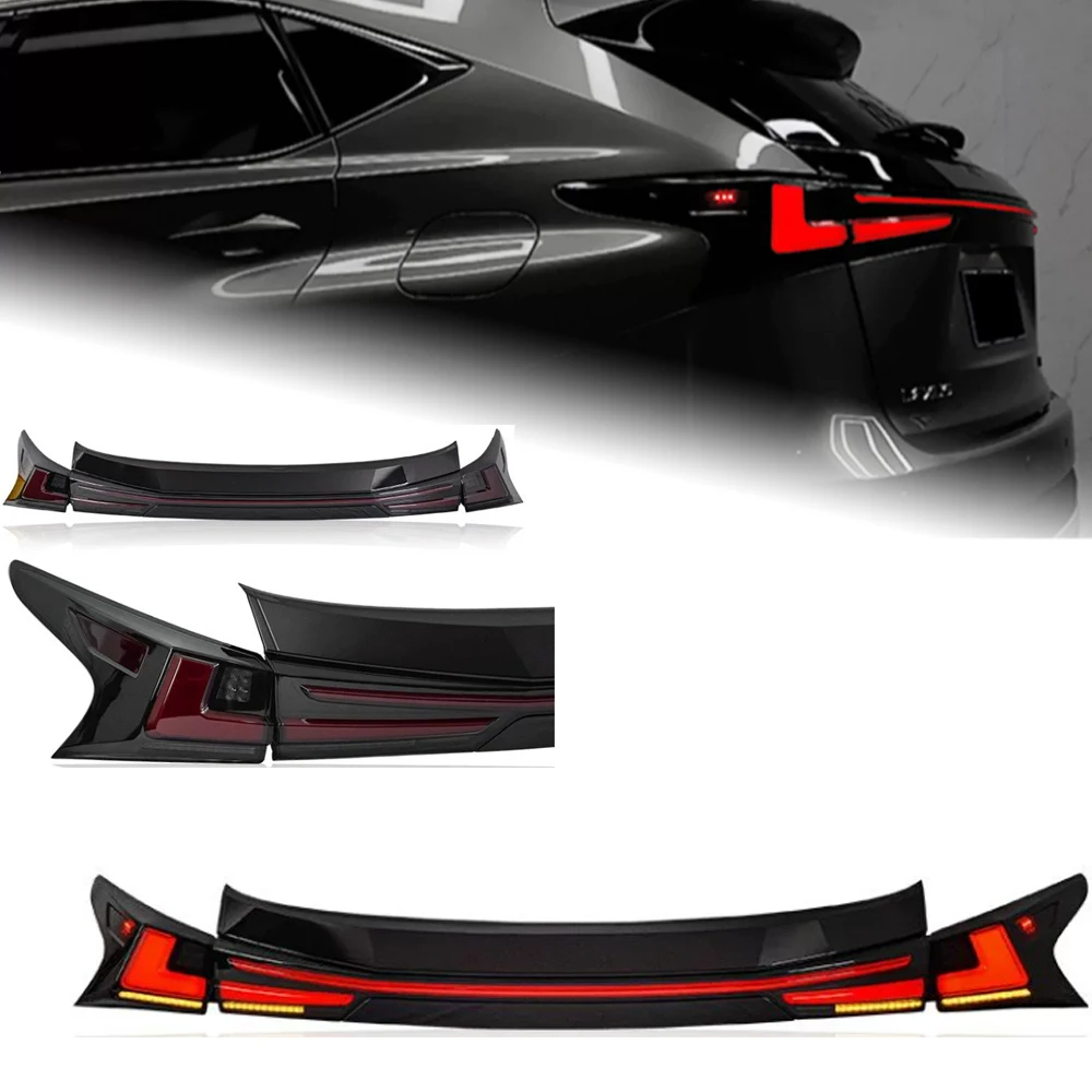 AKD Car Styling for Lexus NX200t NX Tail Lights 2015-2021 NX300h NX200 LED Tail Lamp DRL Dynamic Signal Reverse auto Accessories