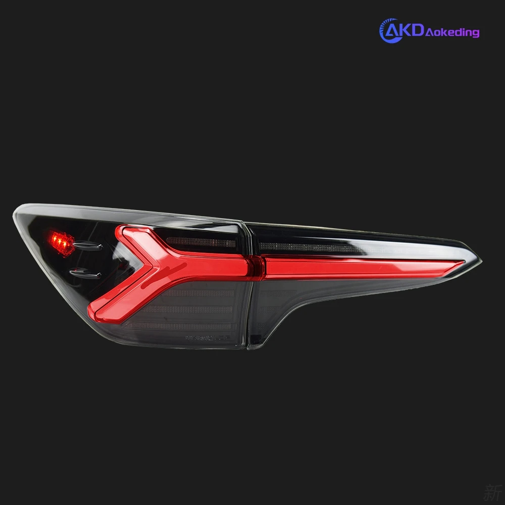 AKD Car Styling Tail Lampfor Toyota Fortuner Tail Lights 2016-2019 New Fortuner LED Tail Light DRL Dynamic Signal auto Accessories