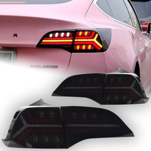 AKD Car Styling Tail Lamp for Tesla Model 3 Tail Lights Model Y LED Tail Light Dynamic Signal DRL Brake Reverse Auto Accessories