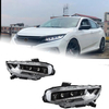 AKD Car Styling for Honda Civic X Headlights 2016-2021 New Civic LED Headlight LED DRL Head Lamp LED Low Beam High Beam Accessories