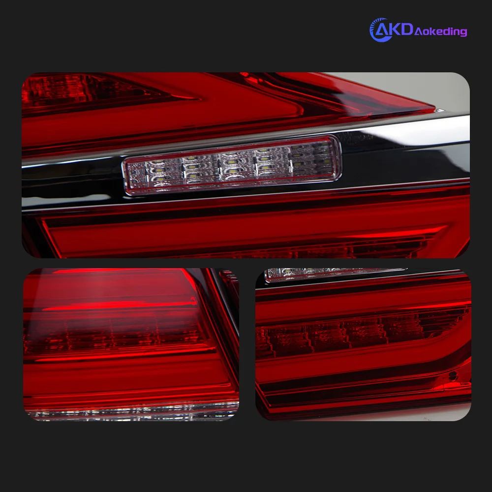 AKD Taillights For Toyota Camry MK7 2015-2018 Tail Light LED DRL Style Running Signal Brake Reversing Parking retrofit Facelift