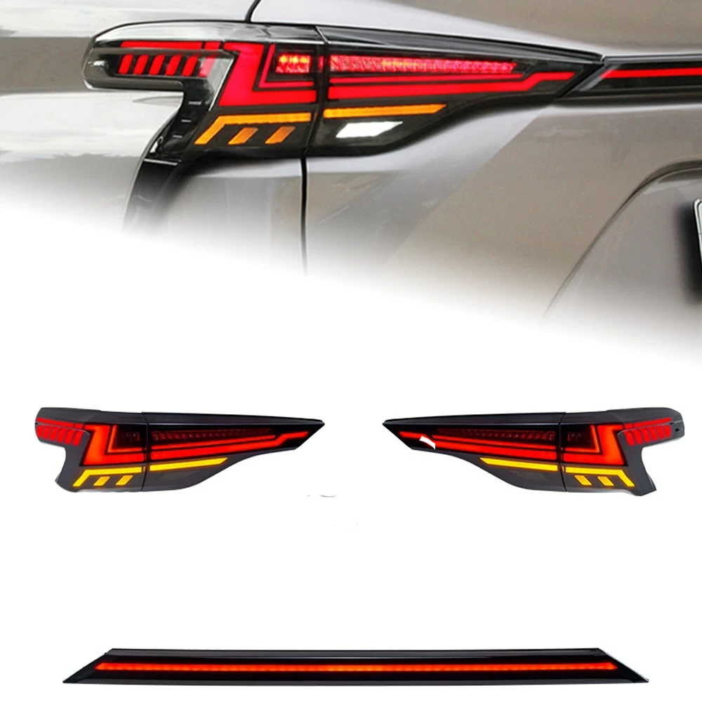 AKD Car Styling for Toyota sienna Tail Light 2021-2023 sienna LED Tail Lamp DRL Signal Brake Reverse auto Accessories