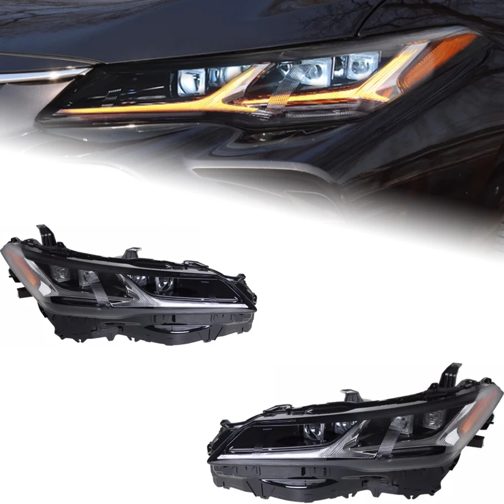 AKD Car Lights for Toyota Avalon LED Headlight Projector Lens 2018-2023 Headlights DRL Head Lamp Dynamic Signal Auto Accessories