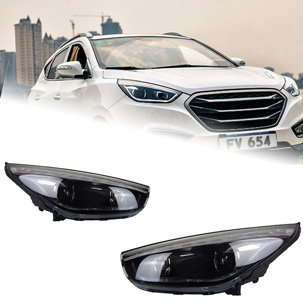 AKD Car Styling Head Lamp for Hyundai IX35 Headlight 2010-2016 New Tucson LED Headlight DRL Hid Bi Xenon Auto Accessories