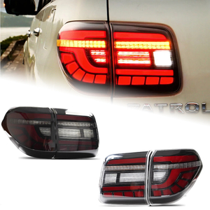 AKD Car Styling Tail Lamp for Patrol Tail Lights 2012-2019 Tourle LED Tail Light Rear DRL Dynamic Signal Reverse Auto Accessories