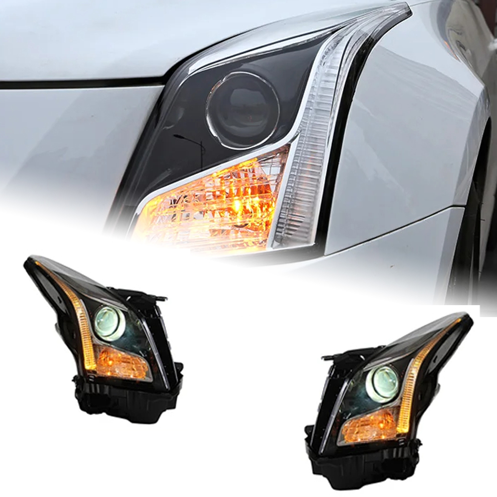 AKD Car Lights For Cadillac ATS 2014-2018 ATS-L LED Auto Headlights Assembly Upgrade High Configure Bicofal Lens Lamp Accessories