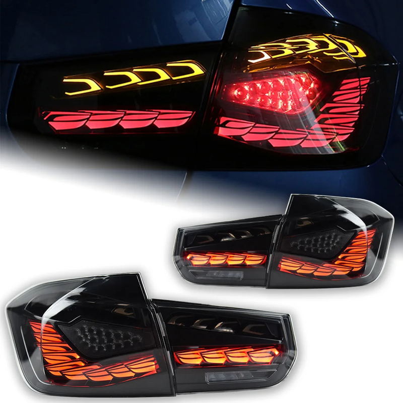 AKD Car Styling Accessories for BMW F30 Tail Lights 2013-2018 F80 LED Tail Light Rear Stop Lamp 320i 325i 330i DRL Signal Auto Accessories