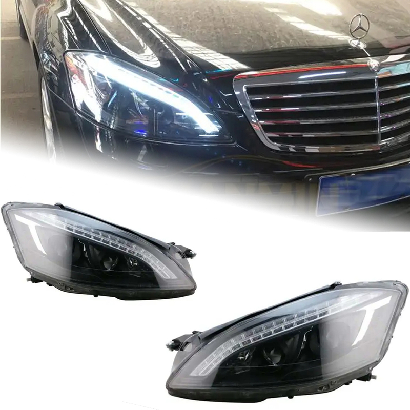 AKD Car Styling Head Lamp for Benz W221 Headlights 2006-2009 S300 S400 Headlight LED DRL Signal Lamp Hid Bi Xenon Auto Accessories