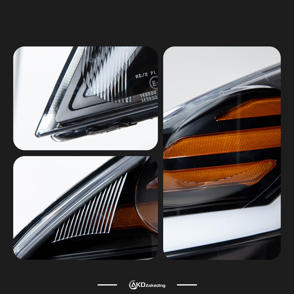 AKD Suitable for 2011-2014 Chevrolet Spark retrofit LED lens headlight assembly lightning shape