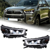 AKD Car Lights for Toyota Hilux Revo Vigo Rocco 2021-Now LED Auto Headlight Assembly Upgrade Bicofal Lens LHD RHD Signal Lamp Accessories