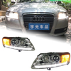 AKD Car Styling for Audi A6 Headlights 2005-2011 A6L C5 C6 LED Headlight LED DRL Hid Option Bi Xenon Head Lamp Auto Accessories