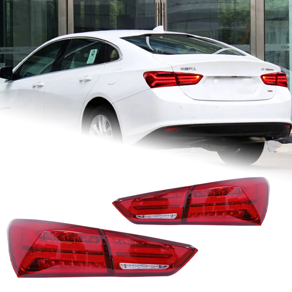 AKD Car Styling Tail Lamp for Chevrolet Malibu XL Tail Light 2017-2019 LED Rear Lamp DRL Dynamic Signal Brake auto Accessories