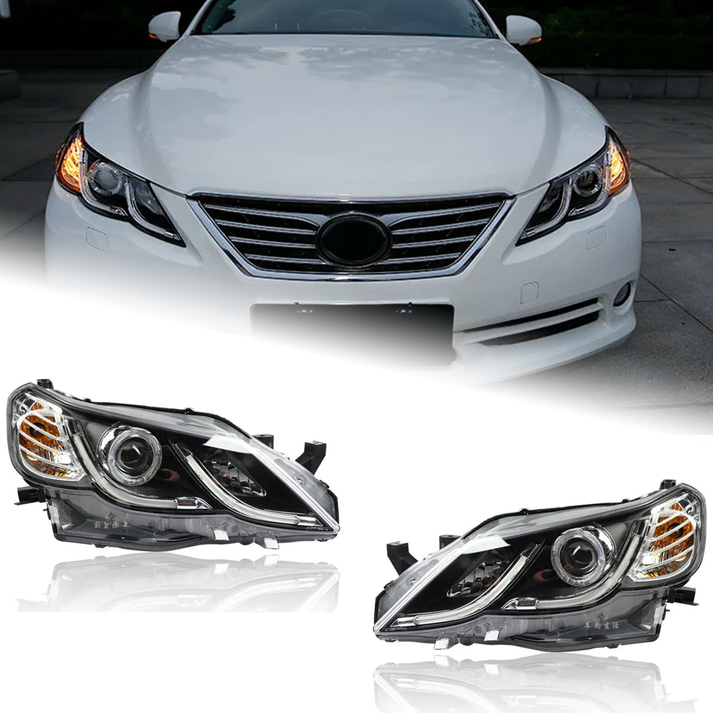 AKD Car Styling Head Lamp for Toyota Mark X Headlights 2010-2013 Reiz LED Headlight LED DRL Bi Xenon Head Lamp Auto Accessories