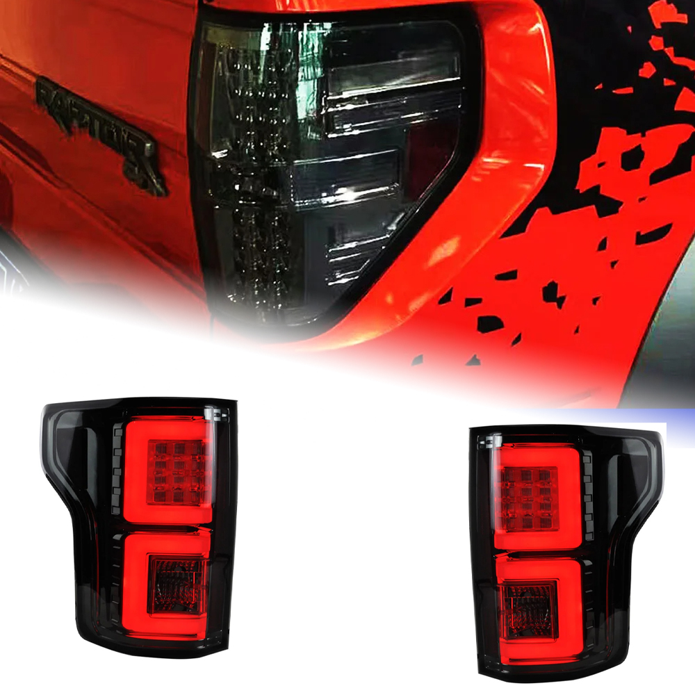 AKD Car Styling for Ford Raptor Tail Lights 2008-2020 F-150 Tail Lamp F150 LED Tail Light Dynamic DRL Reverse auto Accessories