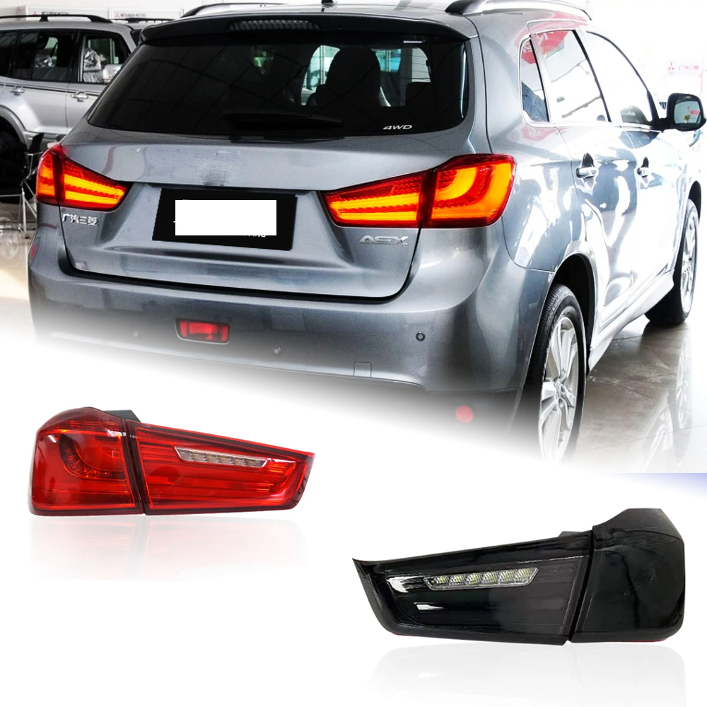 AKD Tail Lamp for Mitsubishi ASX LED Tail Light 2011-2018 ASX Rear Fog Brake Turn Signal Automotive Accessories