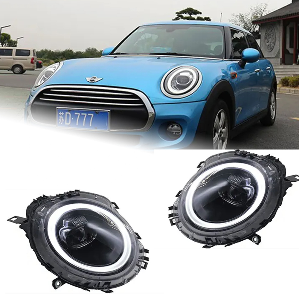 AKD Car Accessories Head Lamp for MINI R55 Headlights 2007-2013 R56 LED Headlight R57 Cooper DRL LED Projector Beam