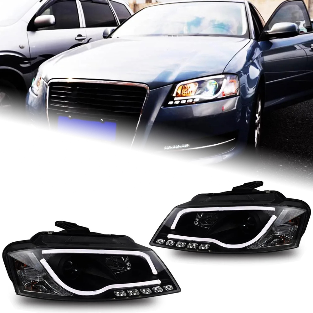 Car Styling Headlights for AUDI A3 LED Headlight 2008-2012 Head Lamp DRL Signal Projector Lens Automotive Accessories