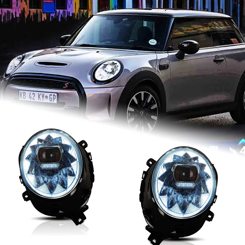 AKD Car Lights For F56 Mini Cooper F55 2014-2021 LED Auto Headlights Assembly Upgrade Bentley Design Dynamic Signal Lamp Accessories