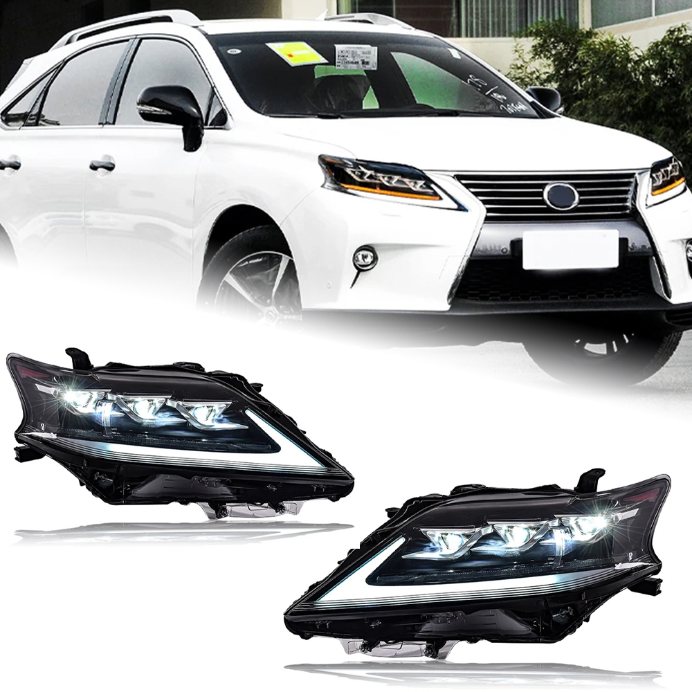 AKD Car Styling Head Lamp for Lexus RX270 Headlights 2009-2015 RX350 LED Headlight RX330 RX400 DRL Signal Projector Accessories