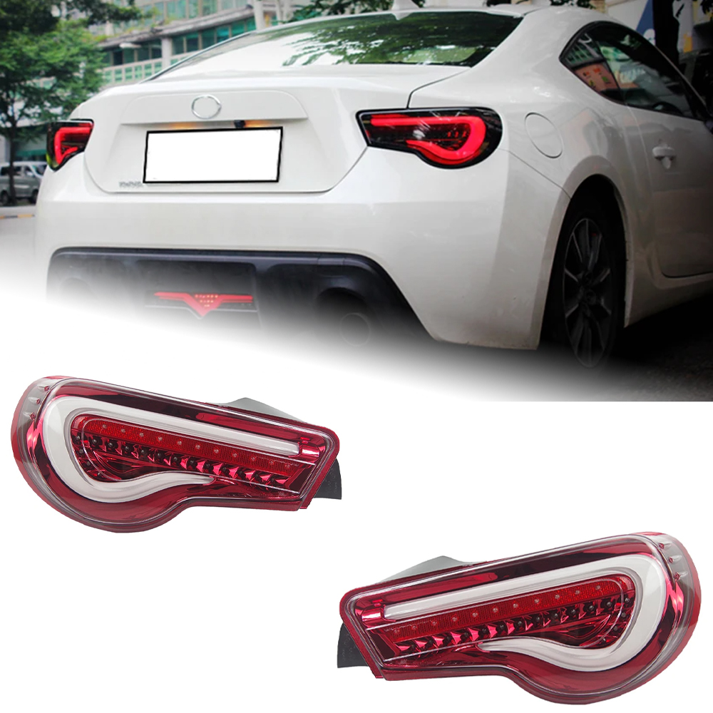 AKD Car Styling for Subaru BRZ LED Tail Light 2012-2019 Dynamic Signal GT86 FT86 Tail Lamp LED DRL Brake Reverse auto Accessories