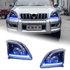 AKD Car Styling for Toyota Prado Headlight 2003-2009 LED Headlight DRL Hid Head Lamp Angel Eye Bi Xenon Beam Accessories