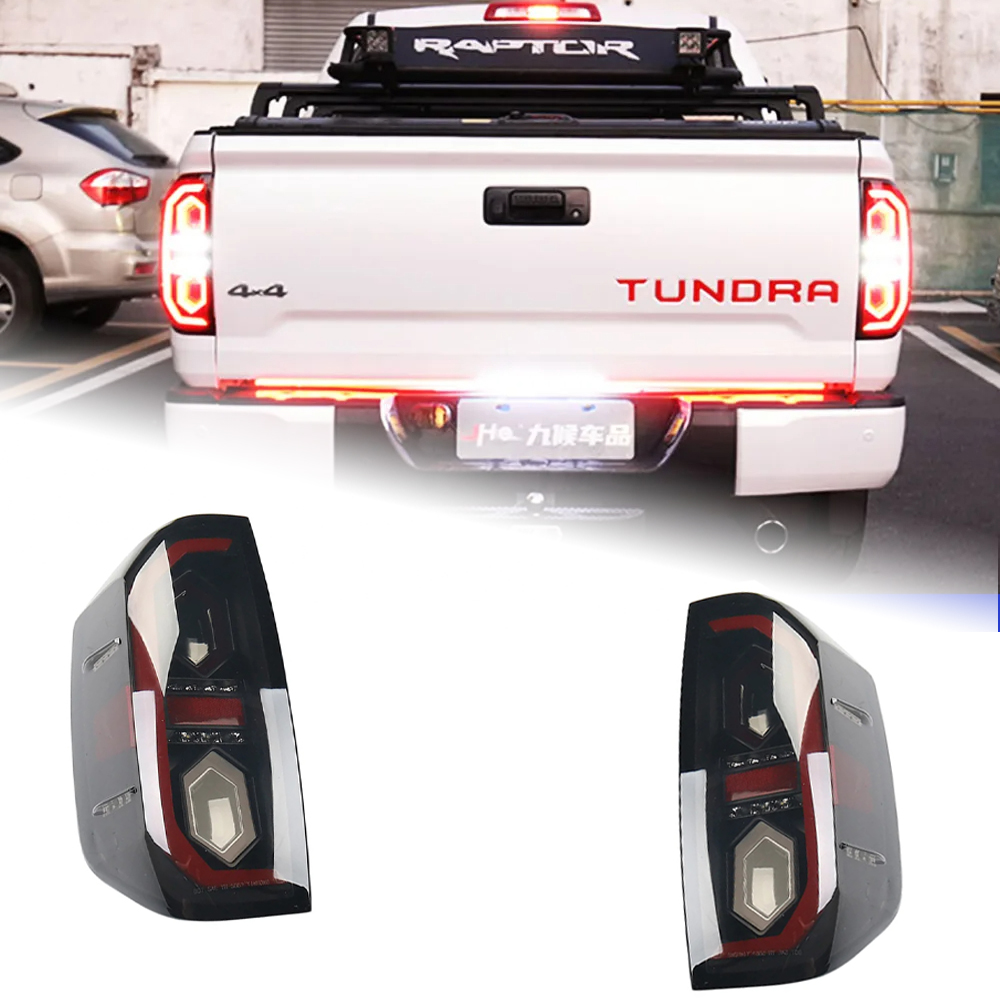 AKD Tail Lamp for Toyota Tundra LED Tail Light 2014-2019 Tundra Rear Fog Brake Turn Signal Automotive Accessories